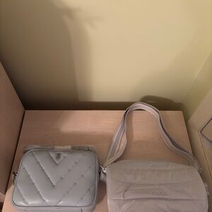 New Victoria’s Secret Artic Blue Crossbody Bag & New Pink Light Blue Bag Set